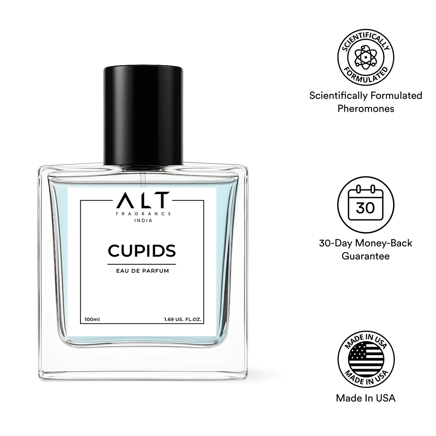 CUPID Pheromone Perfume | Boost Confidence | Increase Attraction | Seductive Fragrance for Men | Best Seller